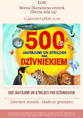 500 jautājumi un atbildes par dzīvniekiem